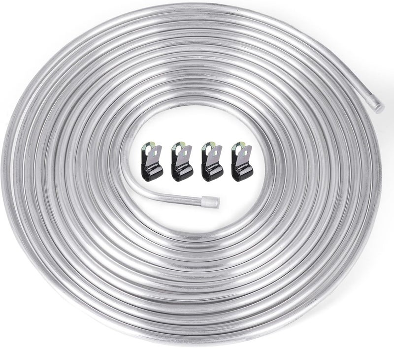 CNRAQR 5/16" OD Aluminum Hard Fuel Line 25 Feet Hardline Tube Thickness is 0.039" - Image 1